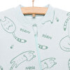 Yenidoğan Organic Sleepy Cat Patiksiz Tulum Unisex