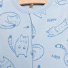 Yenidoğan Organic Sleepy Cat Uni Kısa Tulum Unisex