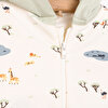 Yenidoğan Safari Sweatshirt-Kapüşonlu Hırka-Alt 3lü Takım Erkek Bebek