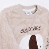 Unisex Yenidoğan Sweatshirt-Patiksiz Alt Wellsoft Örme Bisiklet Yaka Uzun Kol