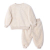 Unisex Yenidoğan Sweatshirt-Patiksiz Alt Wellsoft Örme Bisiklet Yaka Uzun Kol Patiksiz Paça