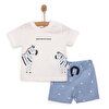 Yenidoğan Walking Zebra Tshirt-Şort Erkek Bebek