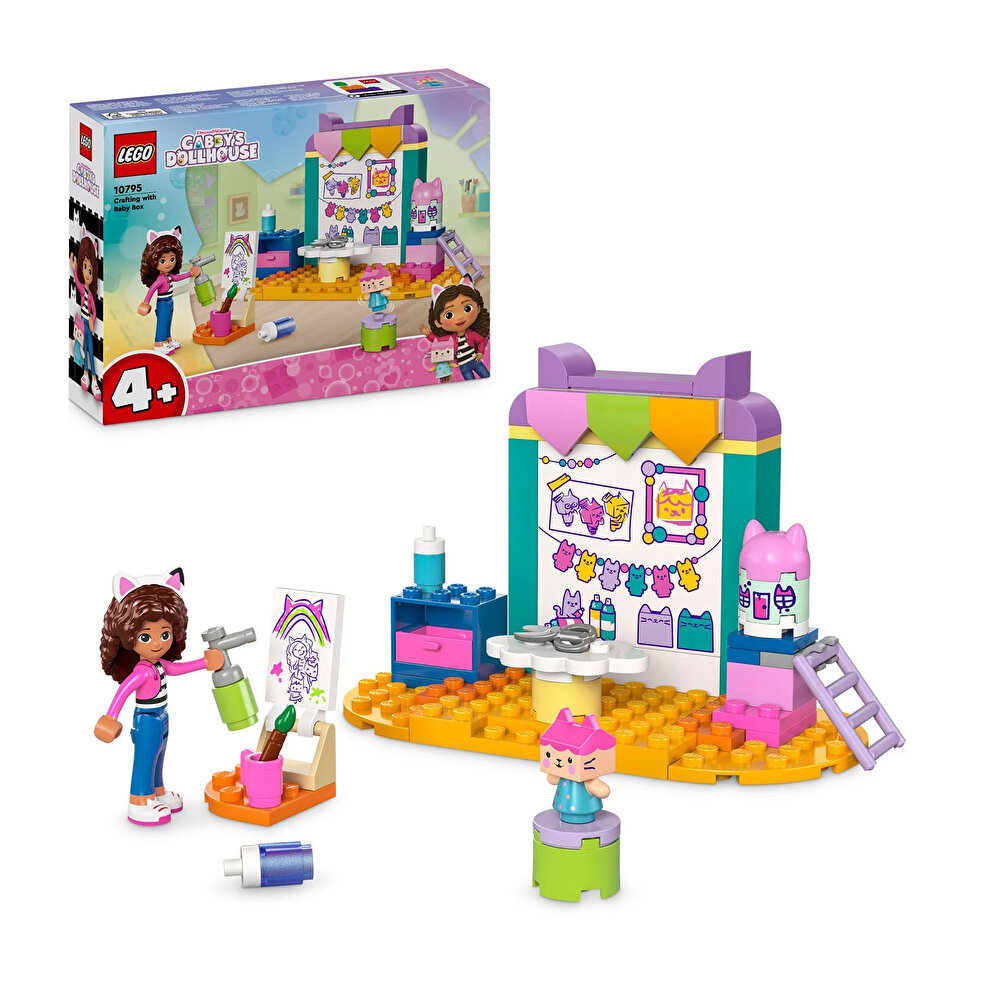 ® 4+ Gabby’s Dollhouse Karton Yavru Kedi ile El Sanatları 10795