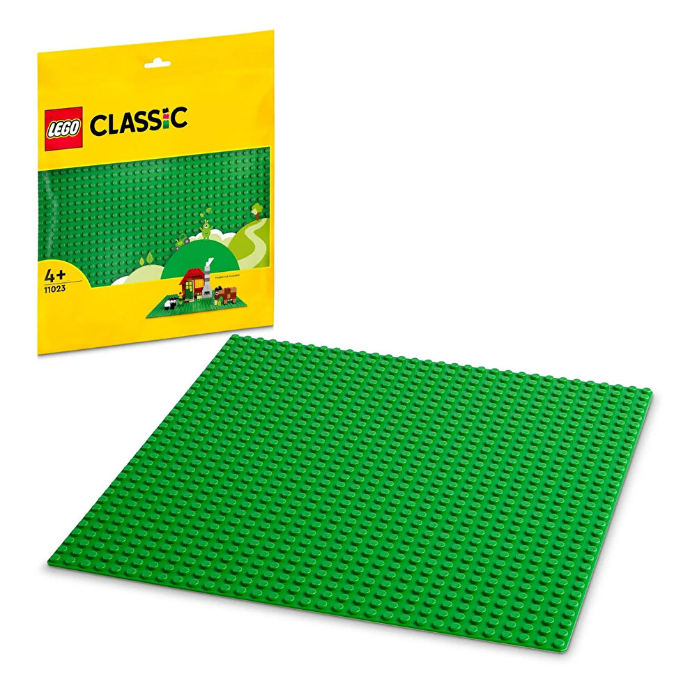 ® Classic Yeşil Plaka 11023 - 4 Yaş ve Üzeri  Severler için Açık Uçlu Yaratıcı Yapım Seti