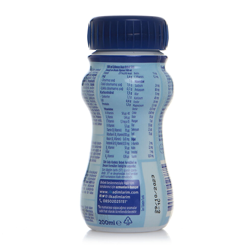 1 Bebek Sütü İçime Hazır (Sıvı) 200 ml 0-6 Ay