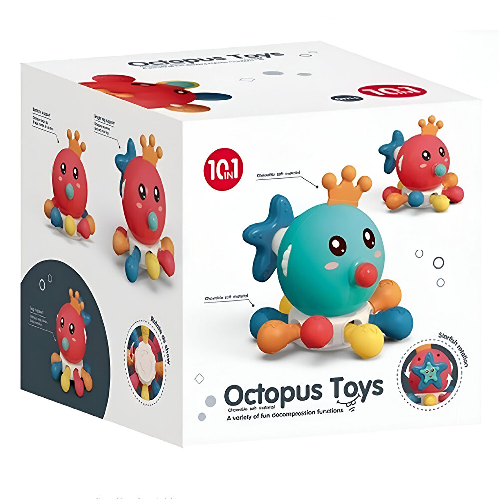 10 IN 1 Diş Kaşıyıcılı Ahtapot
