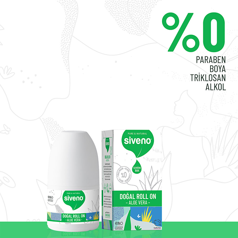 %100 Doğal Roll-On Aloe Vera 50 ml