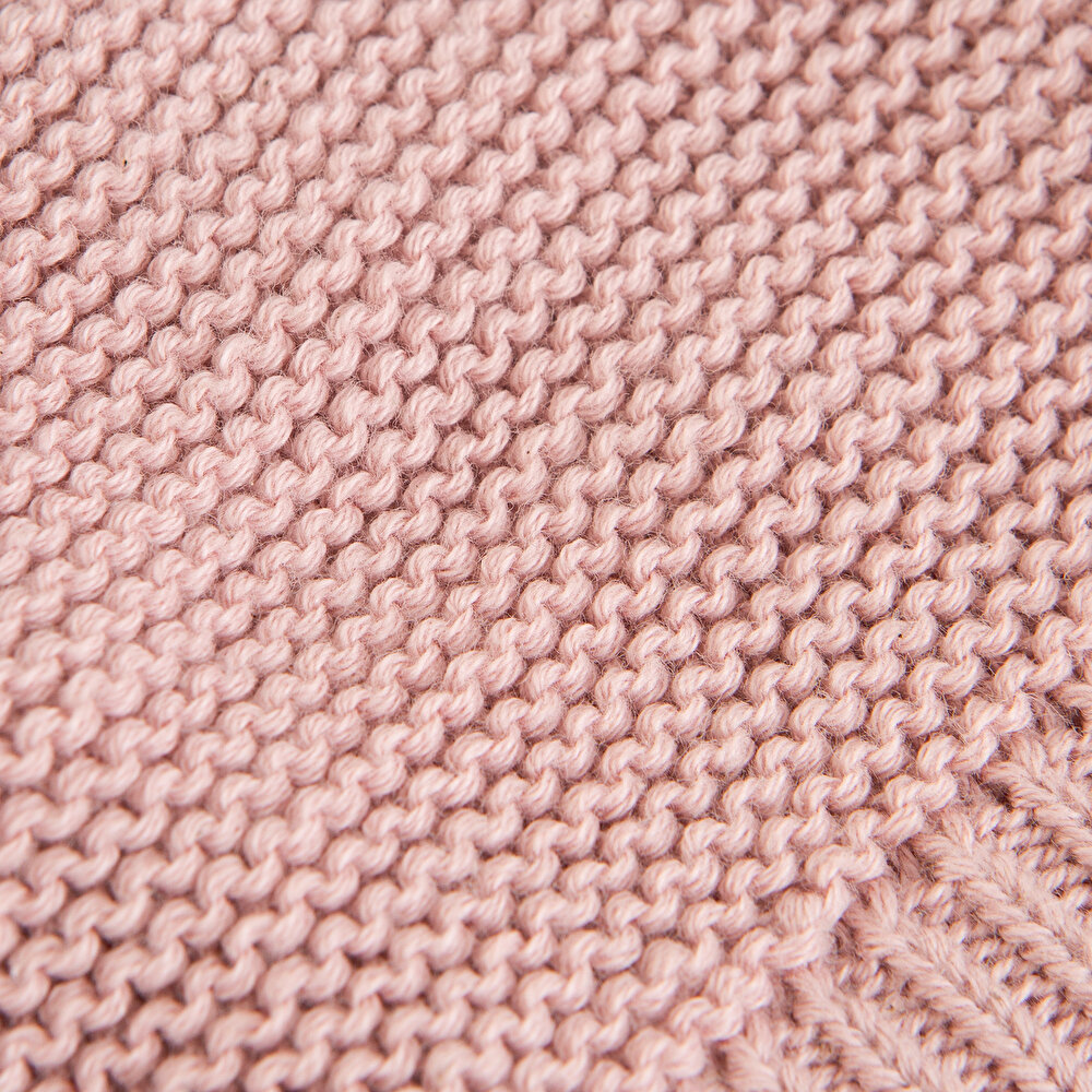 %100 Pamuk Kulaklı Triko Kız Bere Kız Bebek