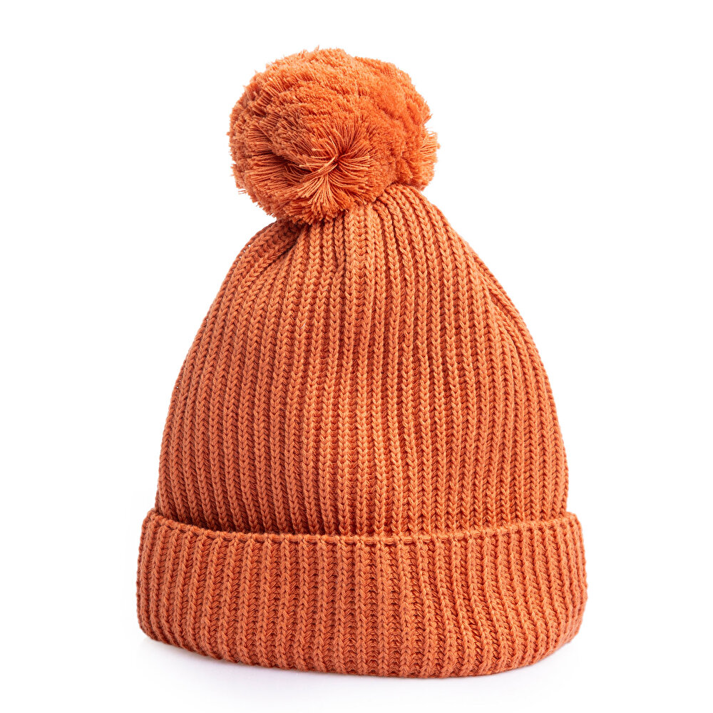 %100 Pamuk Ponponlu Unisex Triko Bere Unisex
