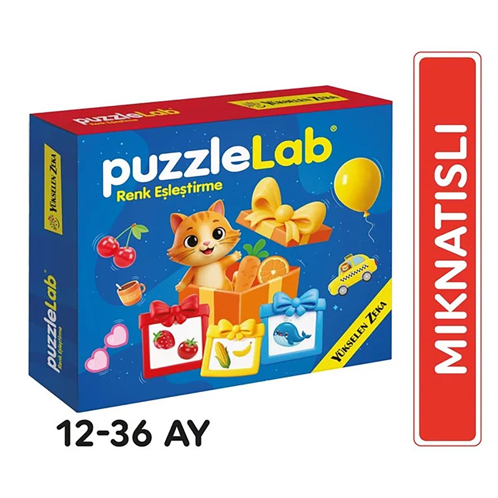 Yükselen Zeka 12-36 Ay PuzzleLab - İlk Renk Eşleştirme - ebebek