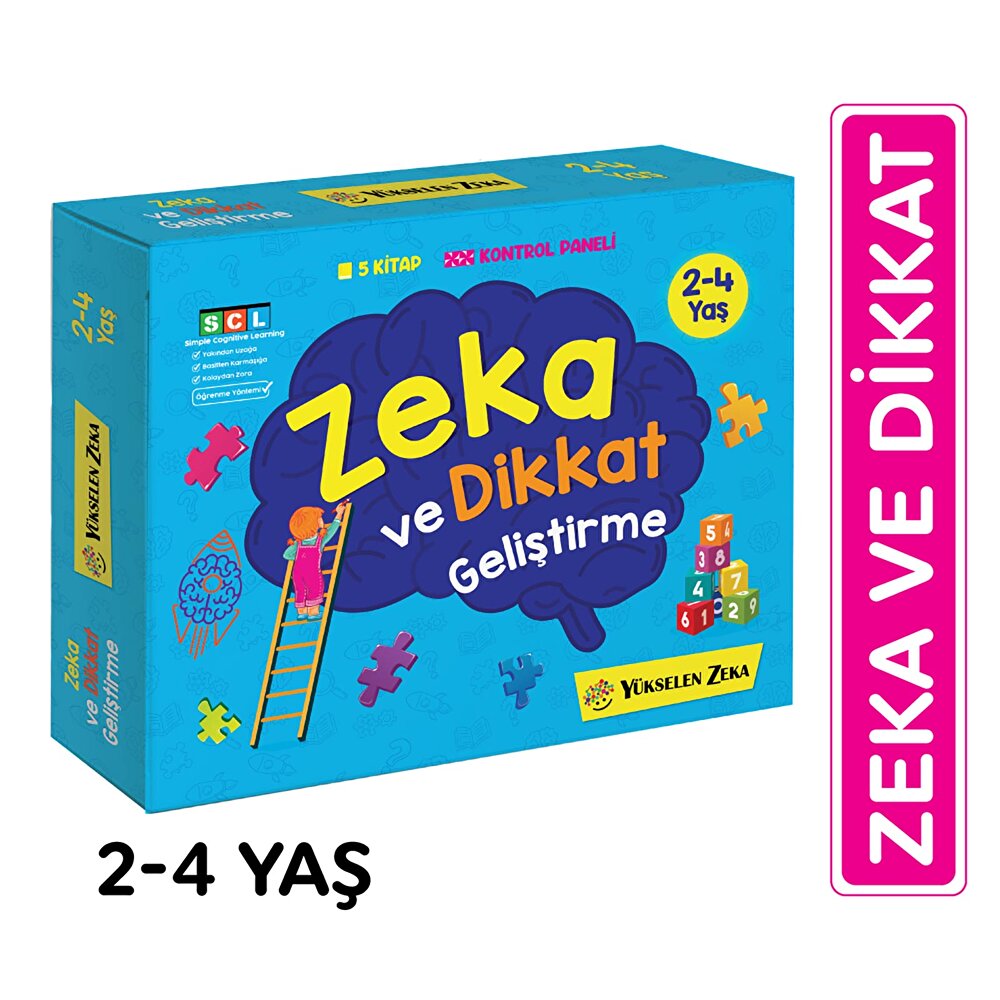 2-4 Yaş Zeka ve Dikkat Geliştirme Seti