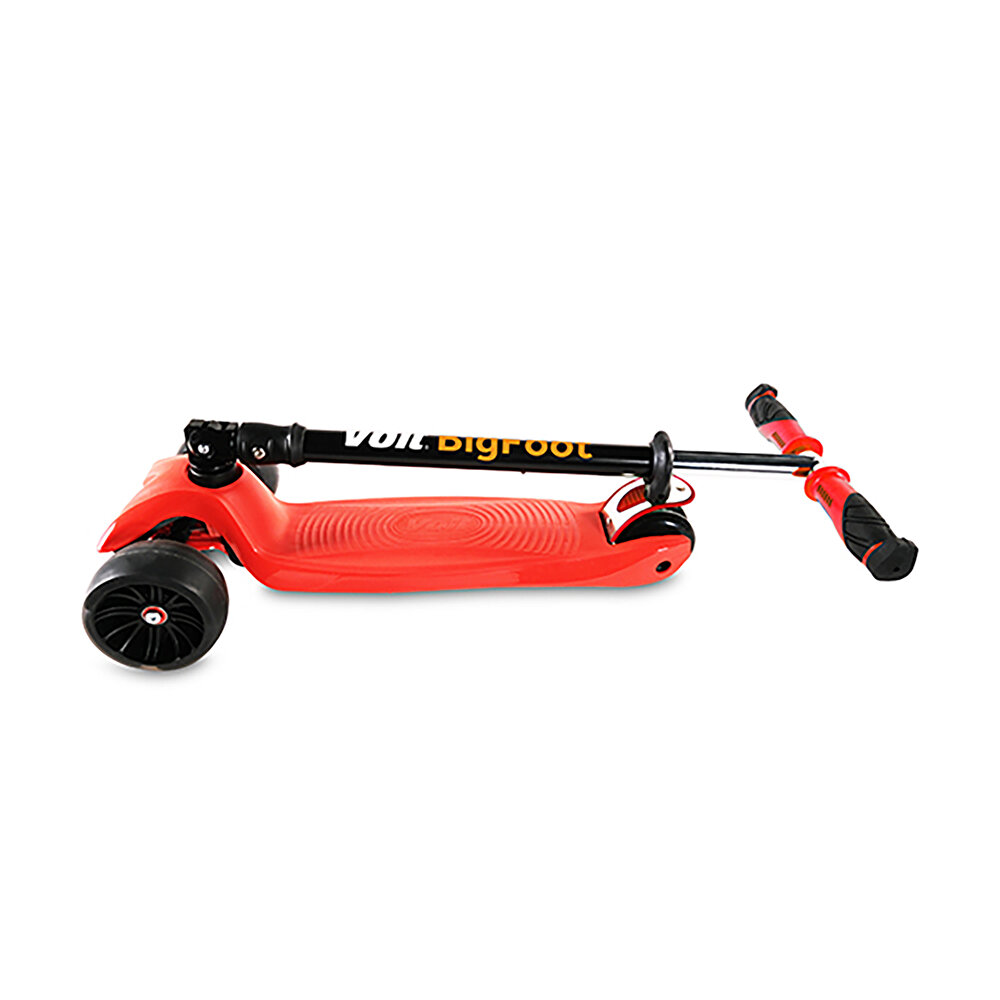 218C Geniş 3 Tekerlekli Kırmızı Scooter