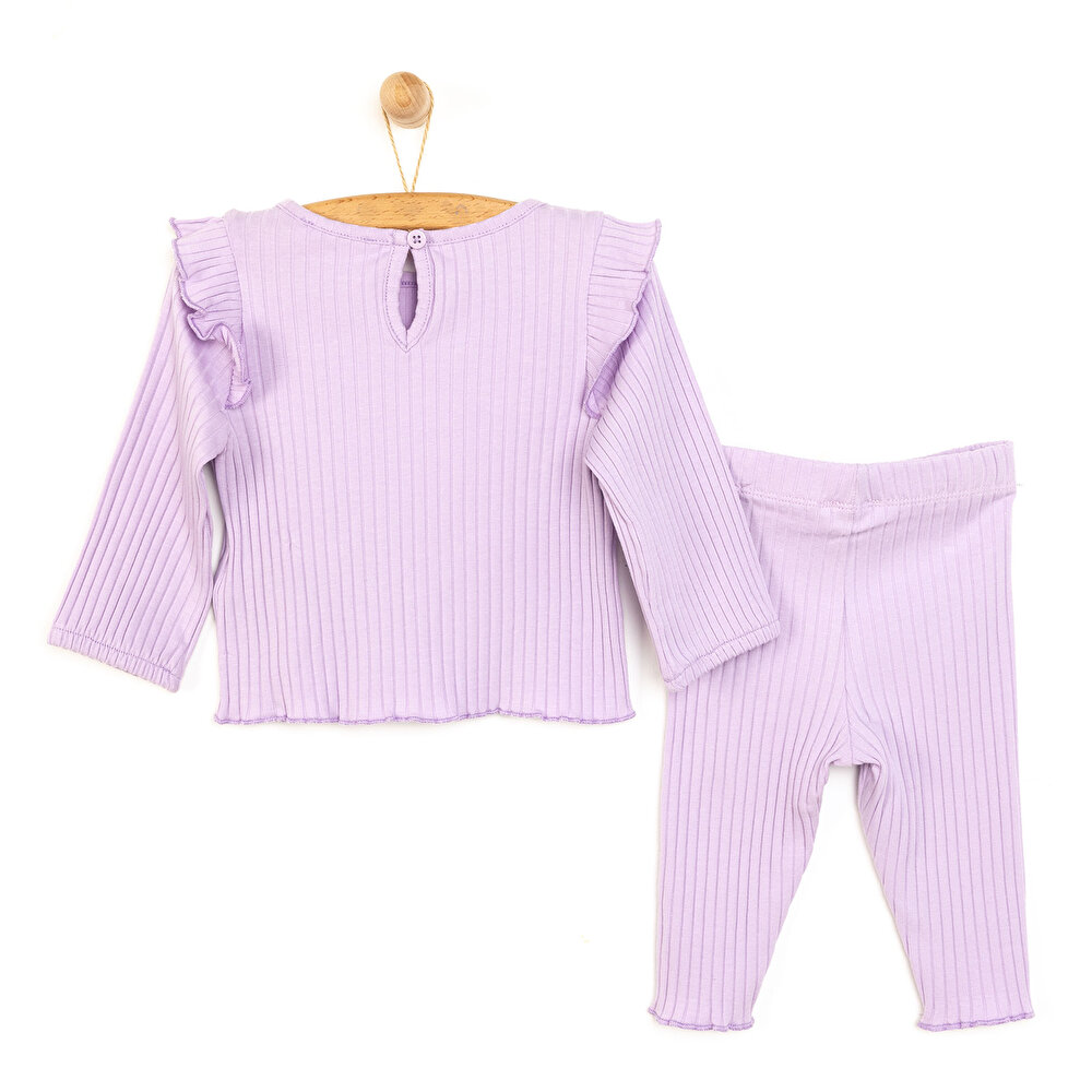 Basic Kaşkorse Bluz - Tayt Takım Kız Bebek