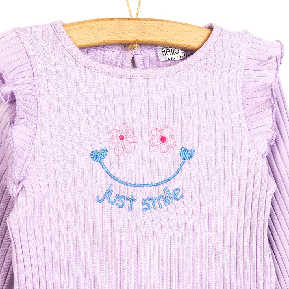 Basic Kaşkorse Bluz - Tayt Takım Kız Bebek