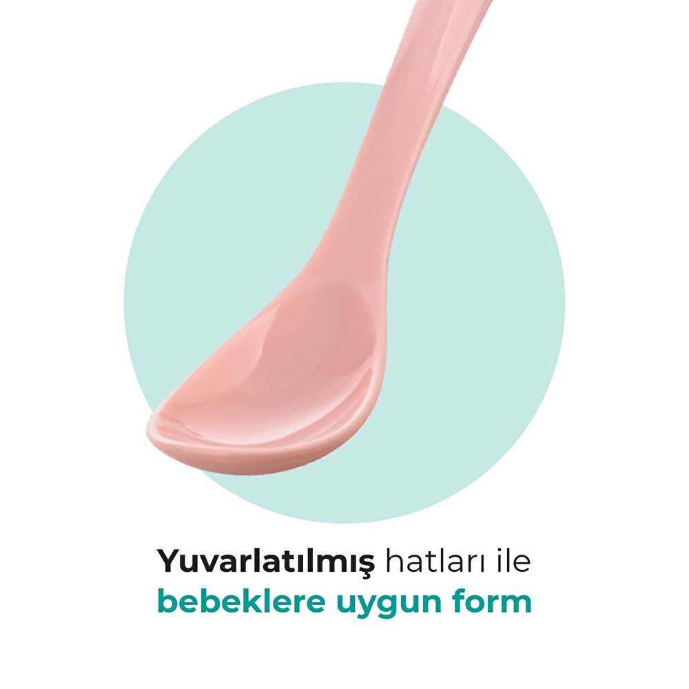 2'li Beslenme Kaşığı Powder Pınk / Blush & Sakalam Kutusu