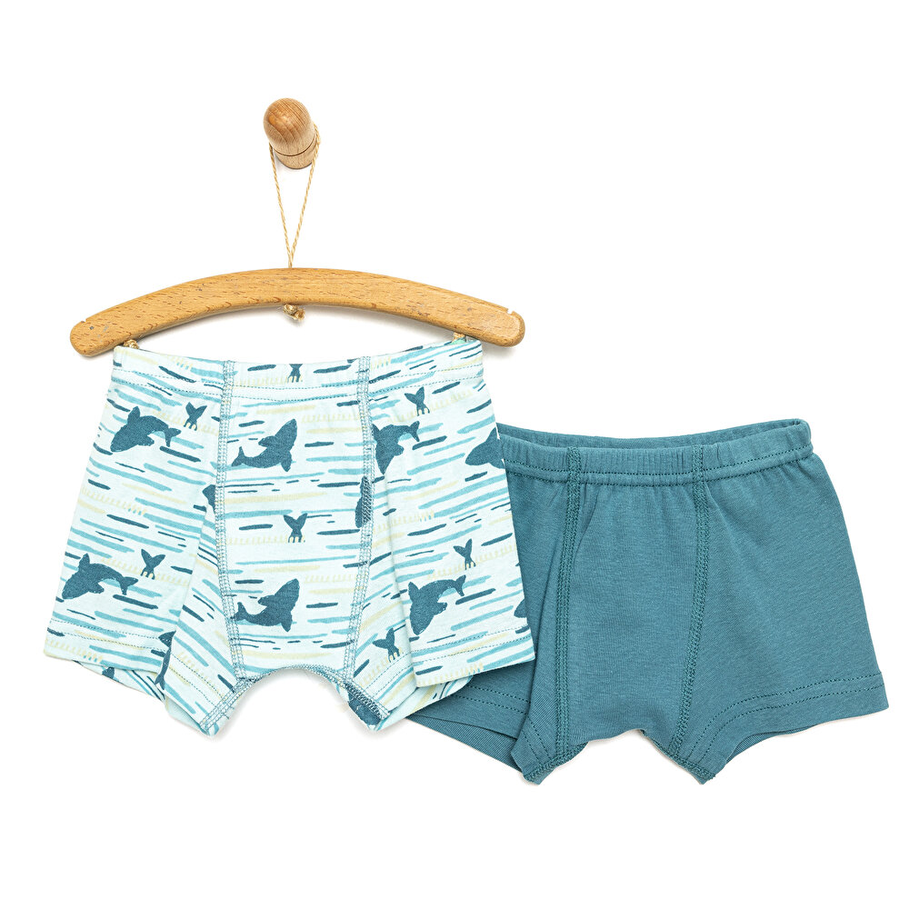 Hello Baby 2'li Boxer Erkek Bebek