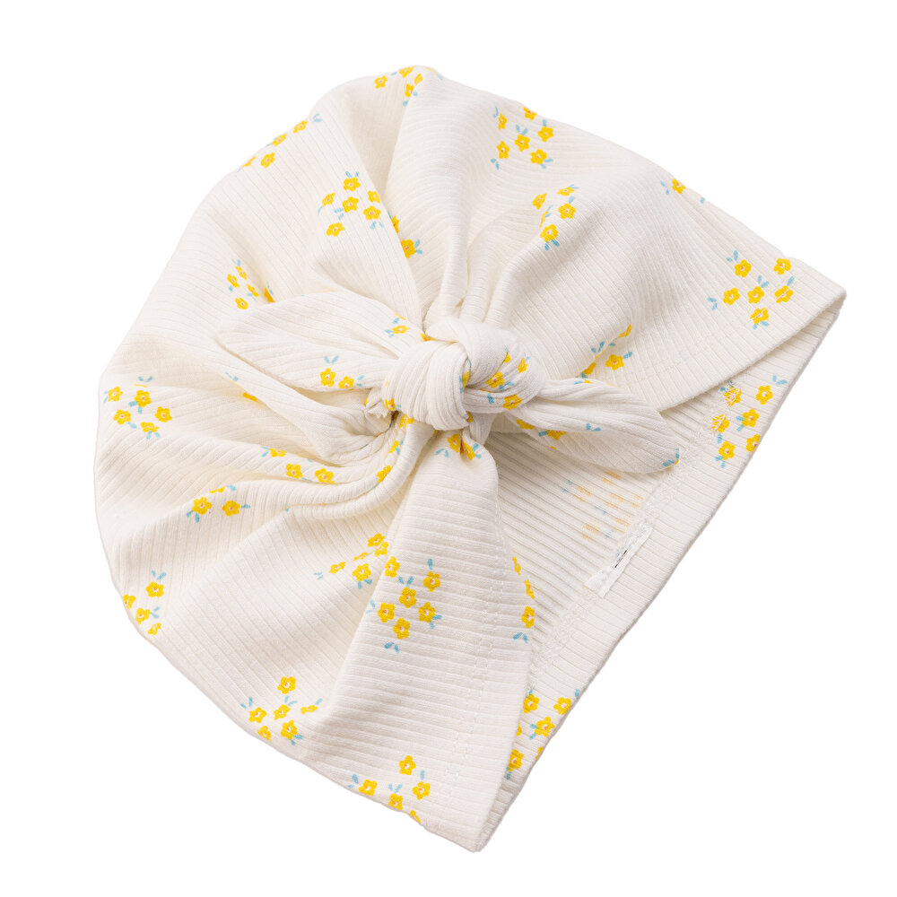 2li Çıtır Çiçek Desenli Kız Bone Kız Bebek