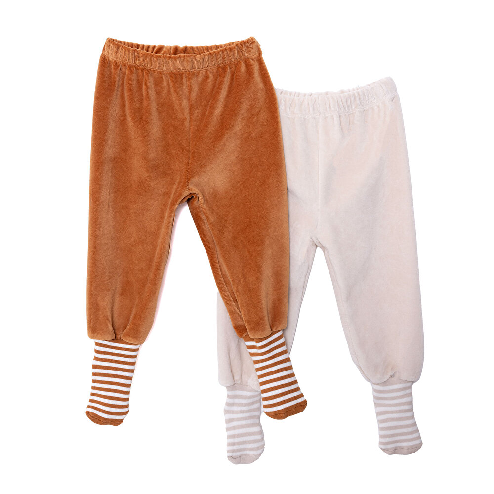 2li Çoraplı Pantolon 2li Çoraplı Pantolon Erkek Bebek