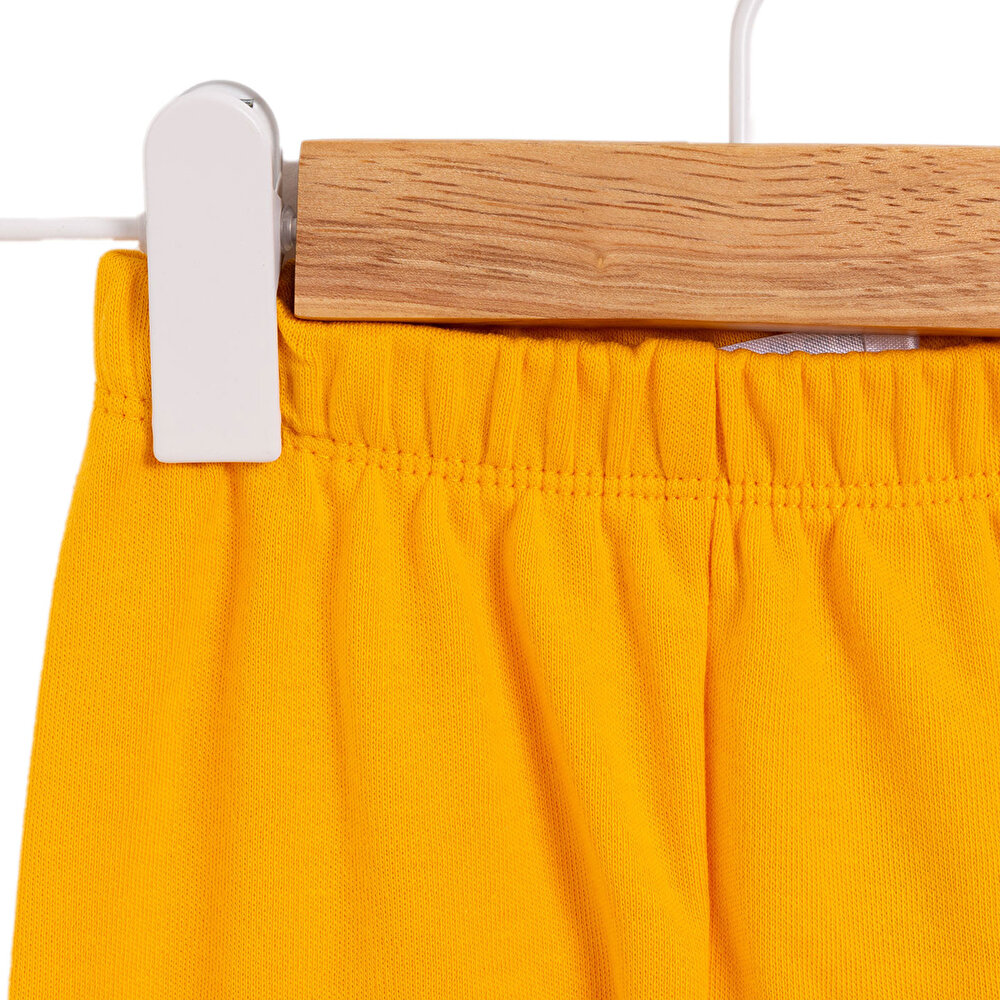 Kız Bebek 2'li Çoraplı Pijama Pantolon İnterlok