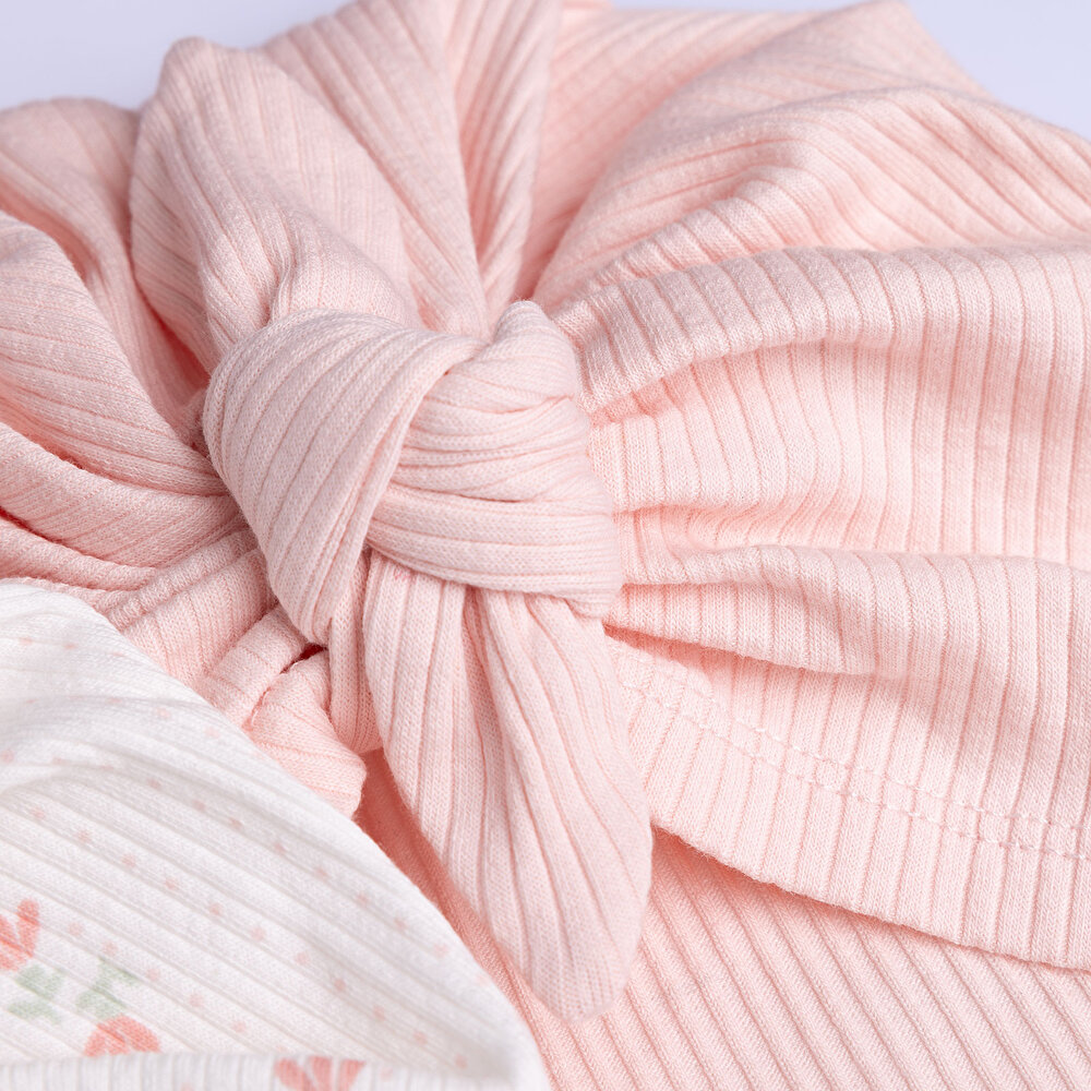 2li Desenli Kız Bone Kız Bebek