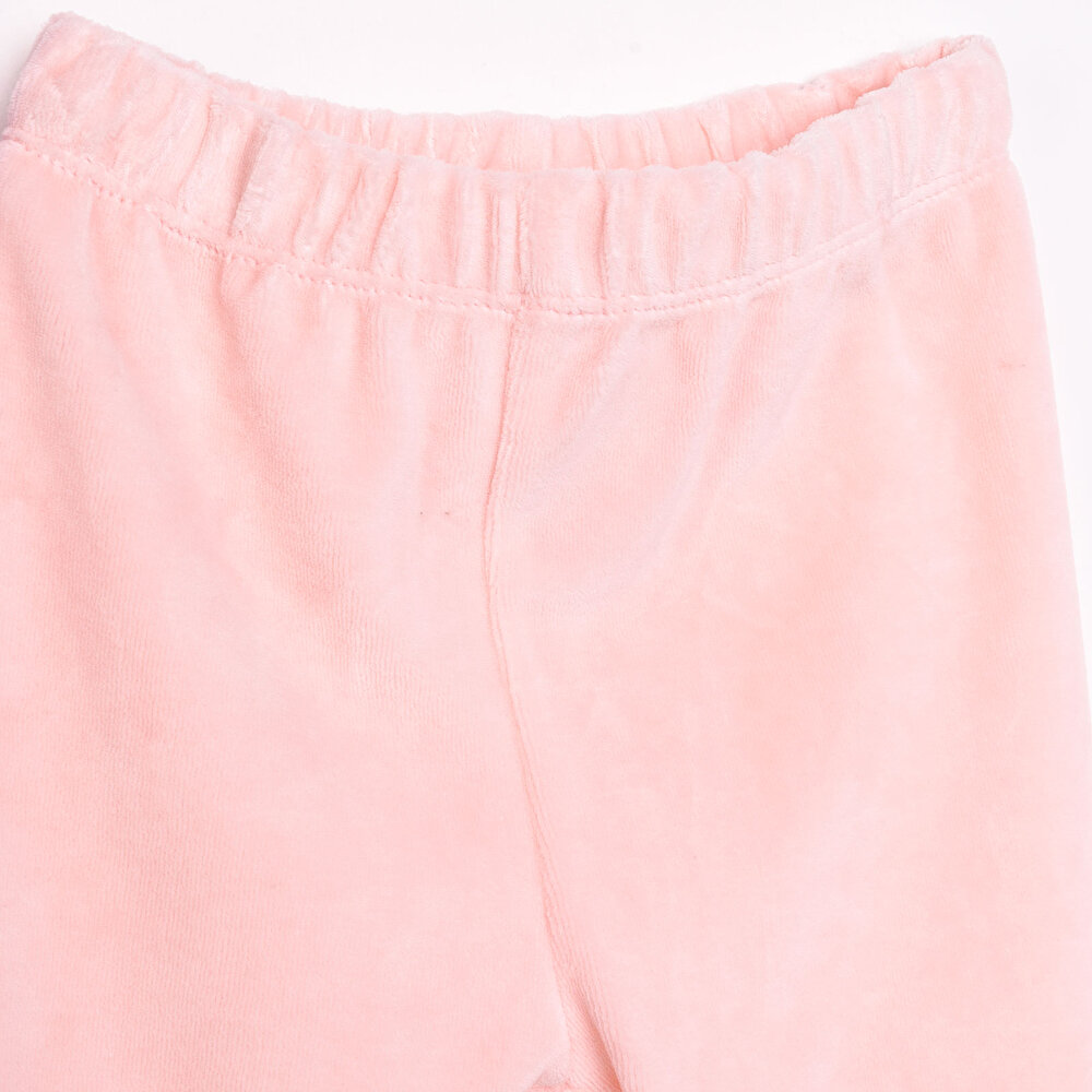 2li Kadife Çoraplı Pantolon Kız Bebek