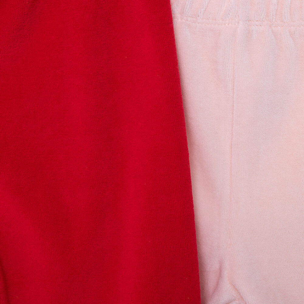 2li Kadife Çoraplı Pantolon Kız Bebek