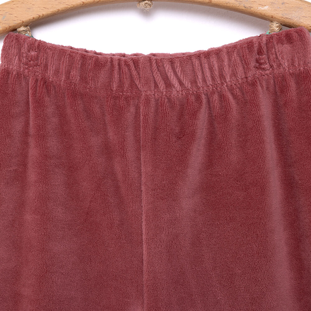 2li Kadife Çoraplı Pantolon Kız Bebek