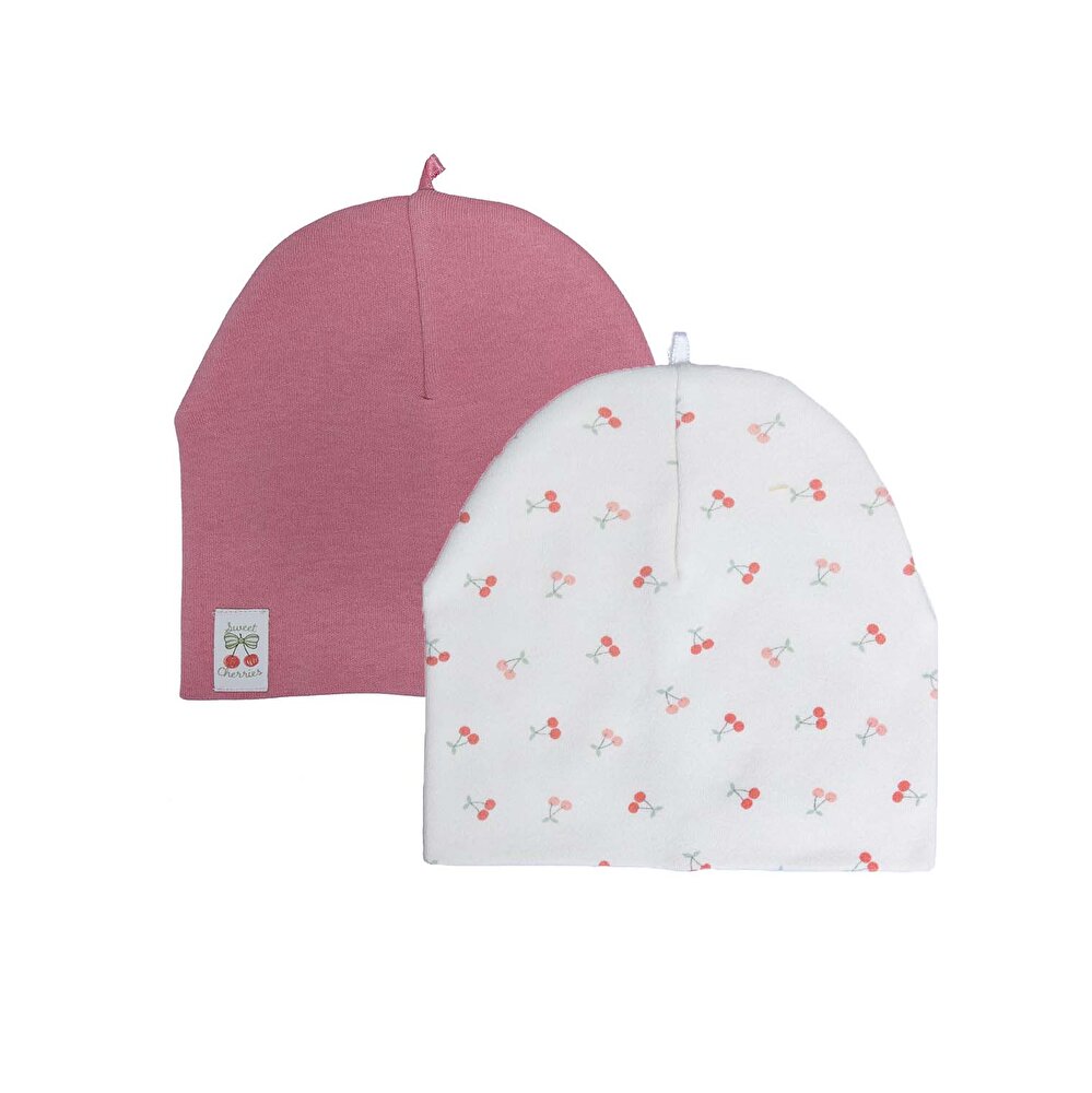 Kız Bebek 2li Örme Bere