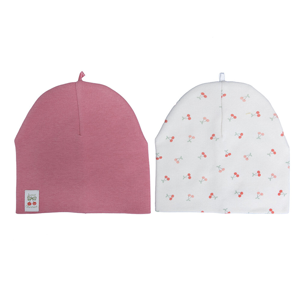 Kız Bebek 2li Örme Bere