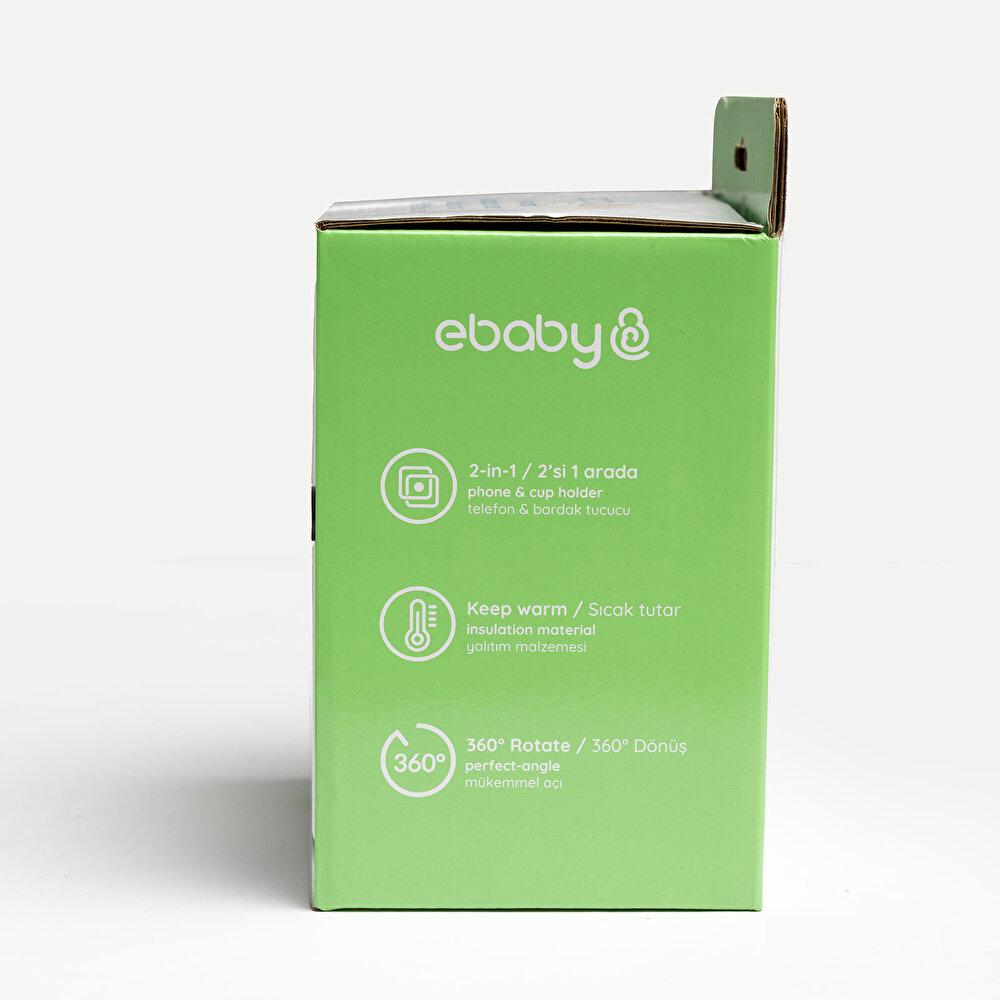 2’si 1 Arada Yalıtımlı Katlanabilir Bardak Tutucu