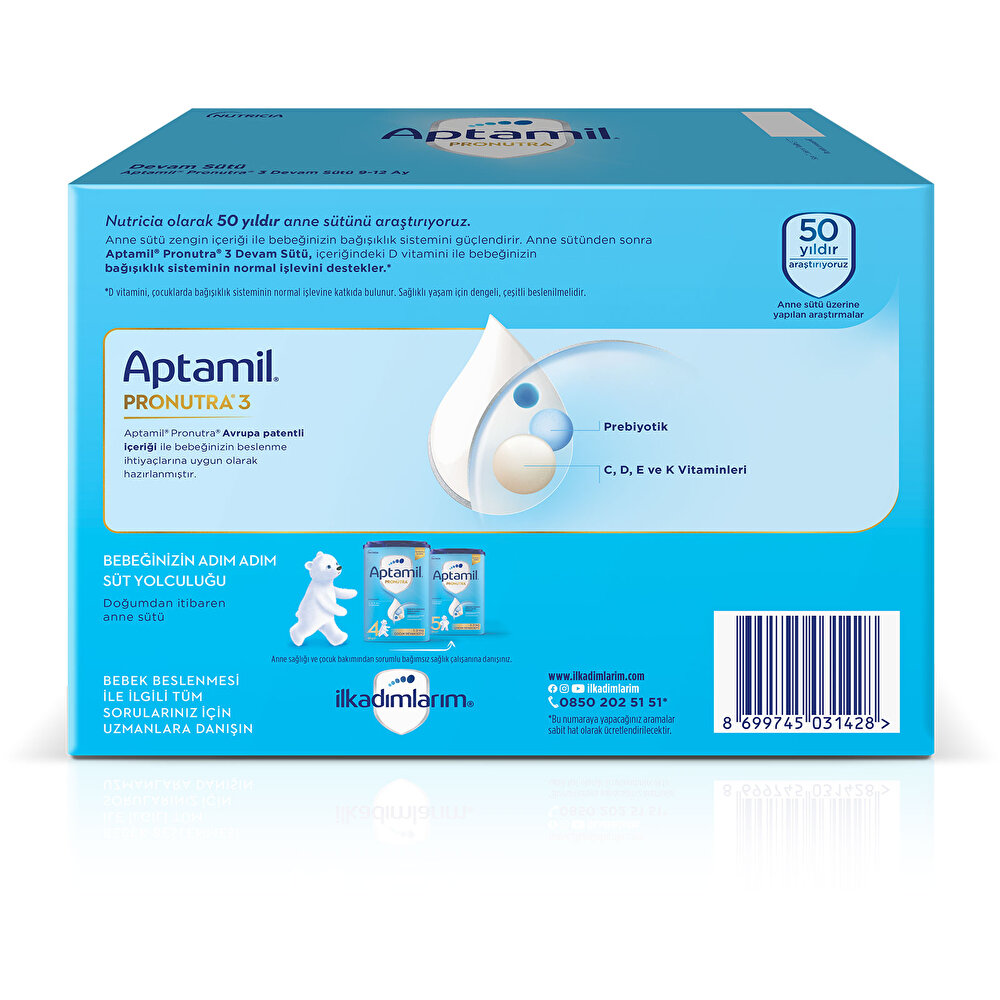 3 Devam Sütü 2'li Paket 2x1000gr