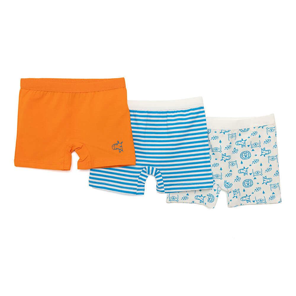 3lü Boxer Külot Erkek Bebek