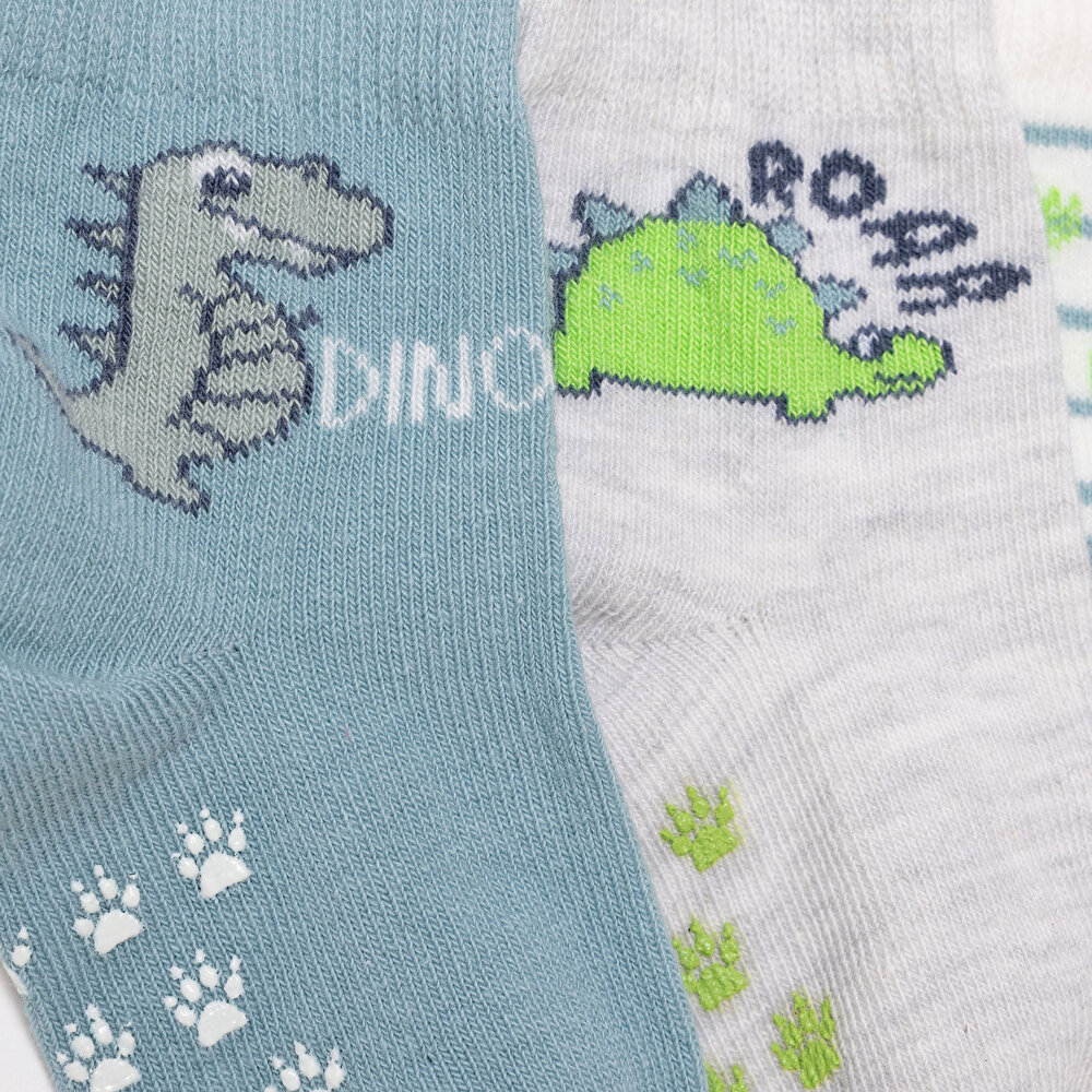 3lü Kaydırmaz Çorap