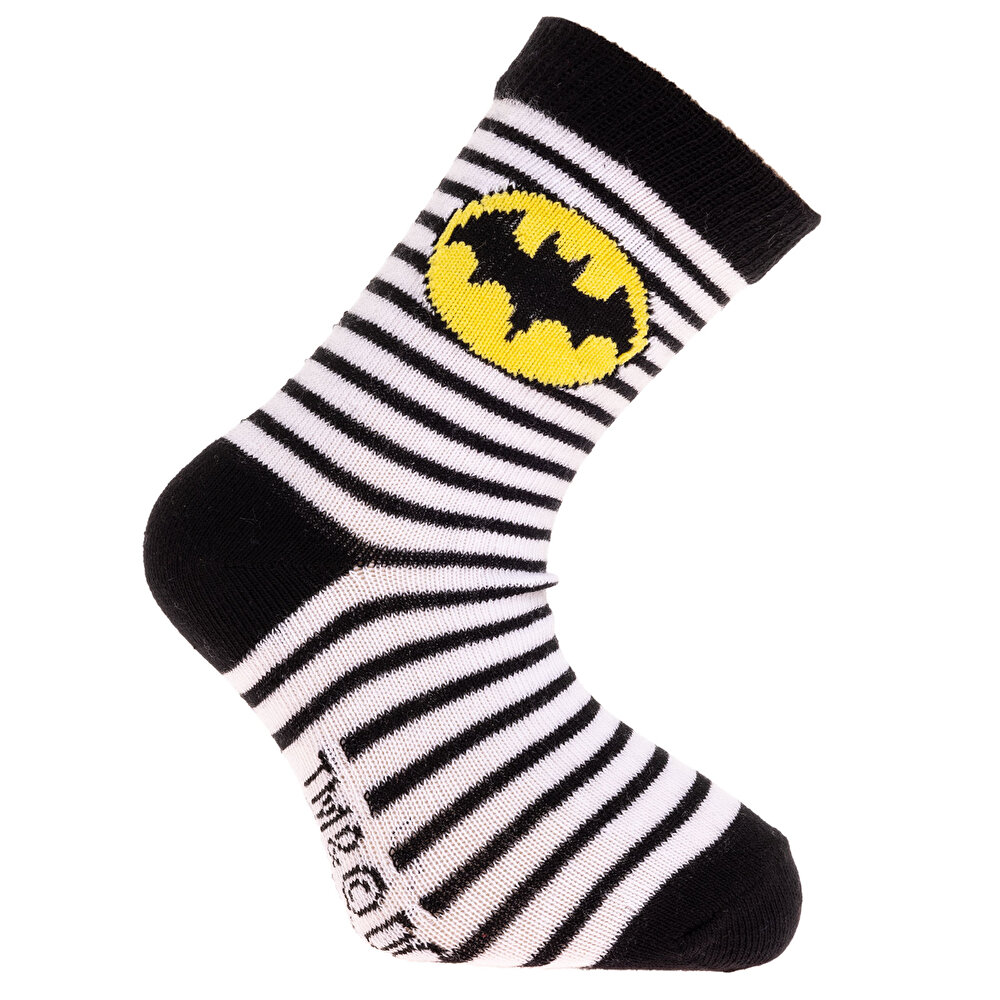 Batman 3lü Soket Çorap Erkek Bebek