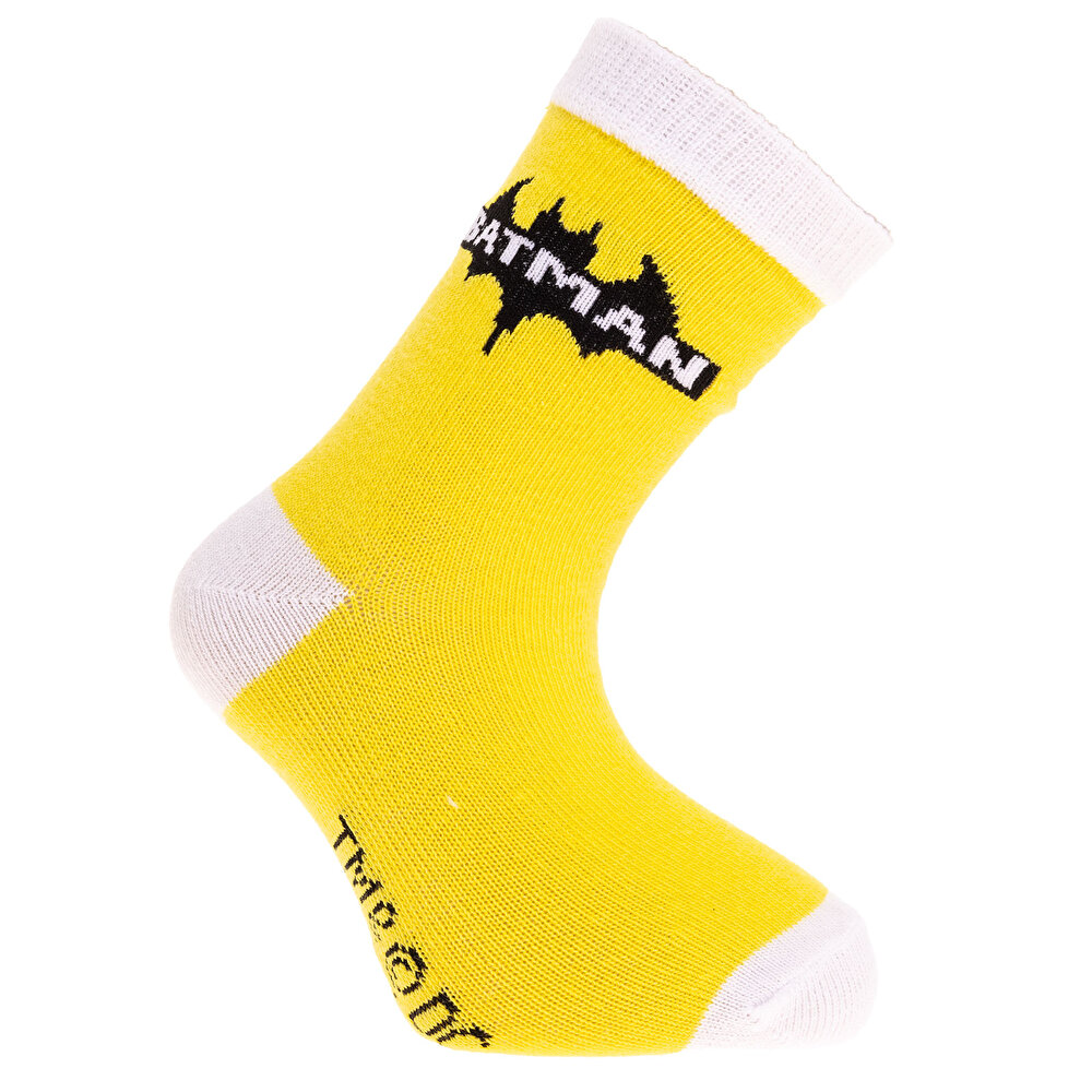 Batman 3lü Soket Çorap Erkek Bebek