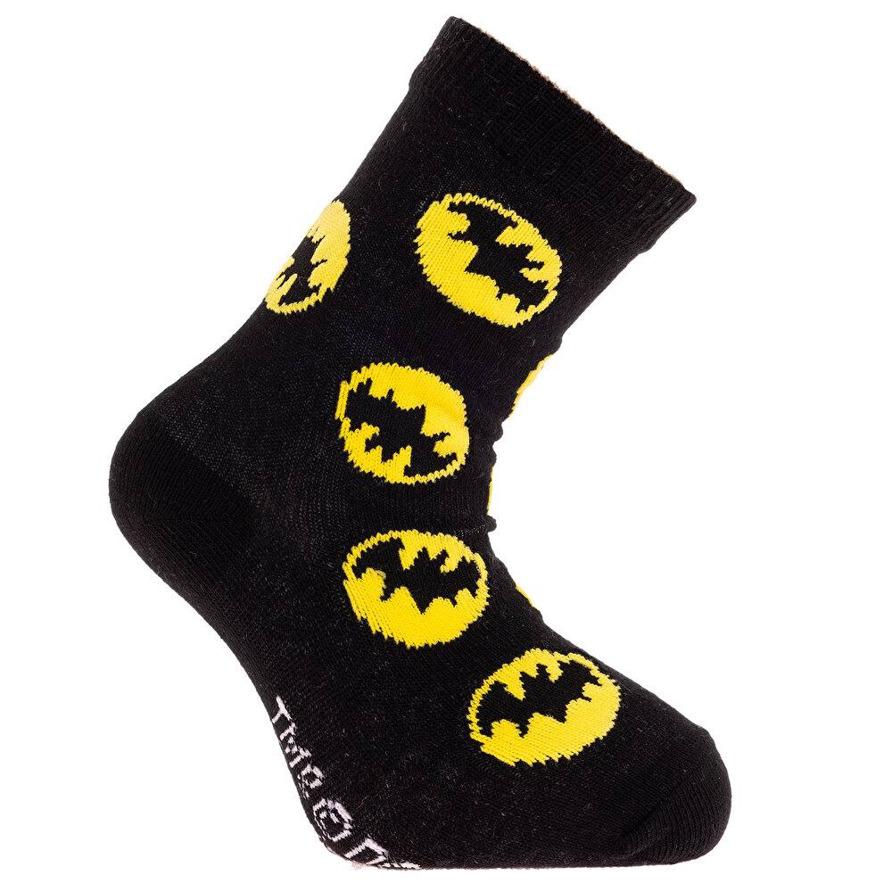 Batman 3lü Soket Çorap Erkek Bebek