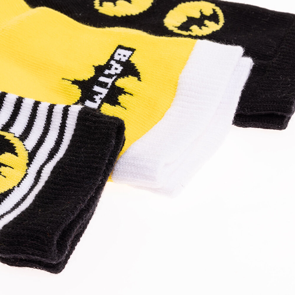 Batman 3lü Soket Çorap Erkek Bebek