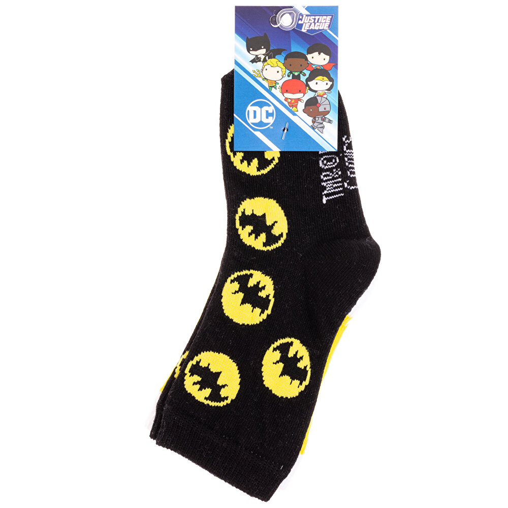 Batman 3lü Soket Çorap Erkek Bebek