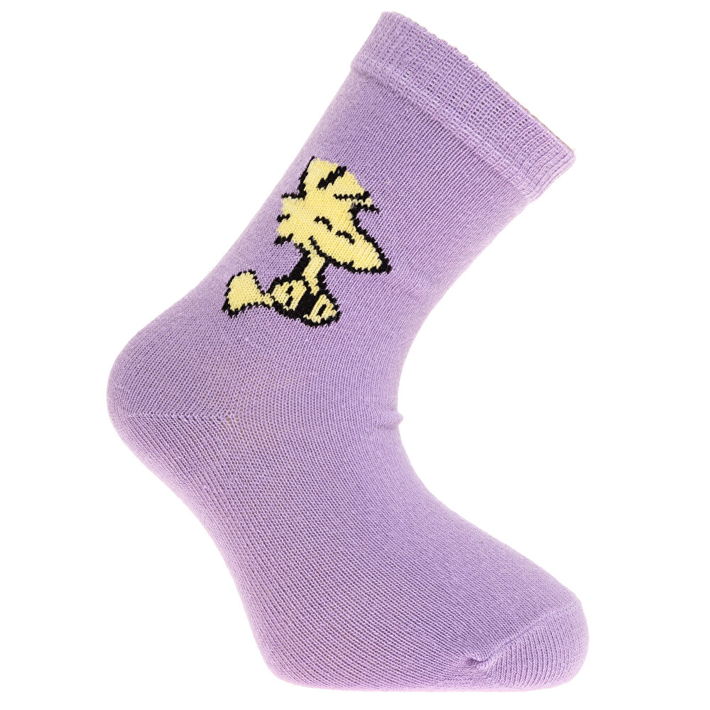 Snoopy 3lü Soket Çorap Kız Bebek