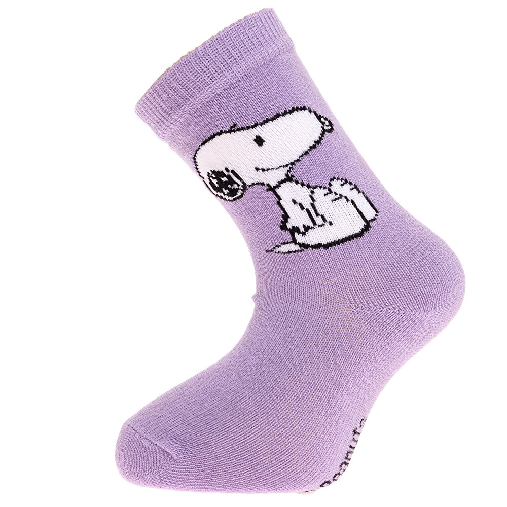 Snoopy 3lü Soket Çorap Kız Bebek