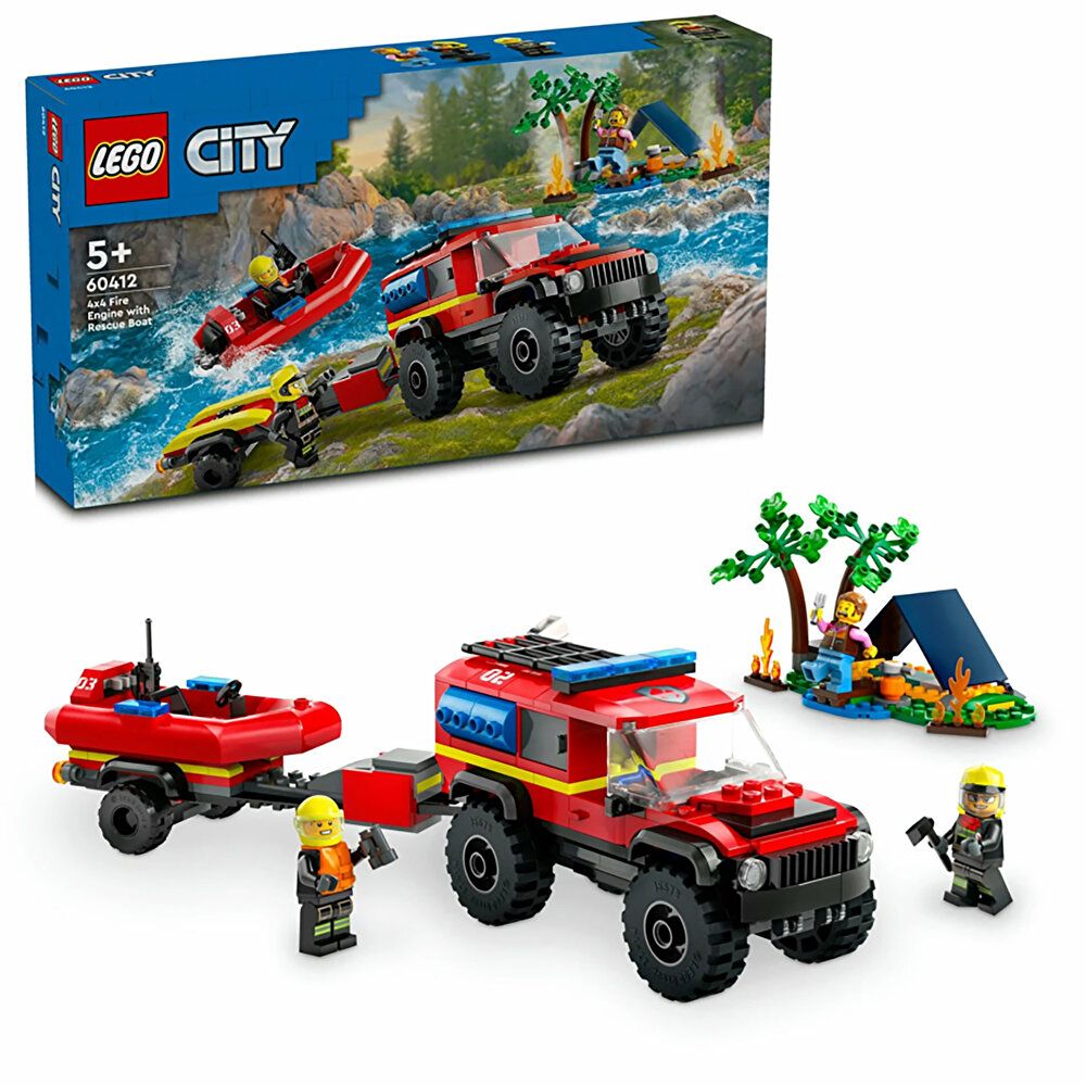 4x4 Kurtarma Botlu İtfaiye Kamyonu 60412