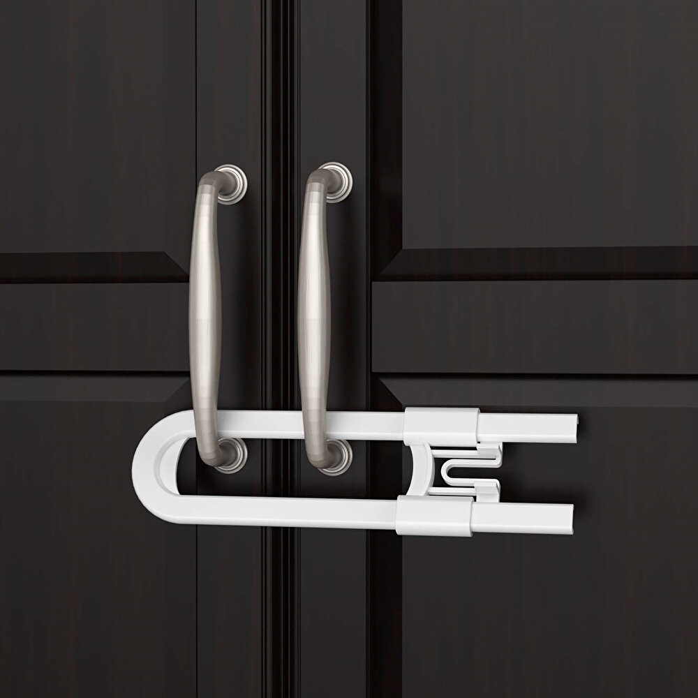 5 Adet Raylı Dolap Kilit Set