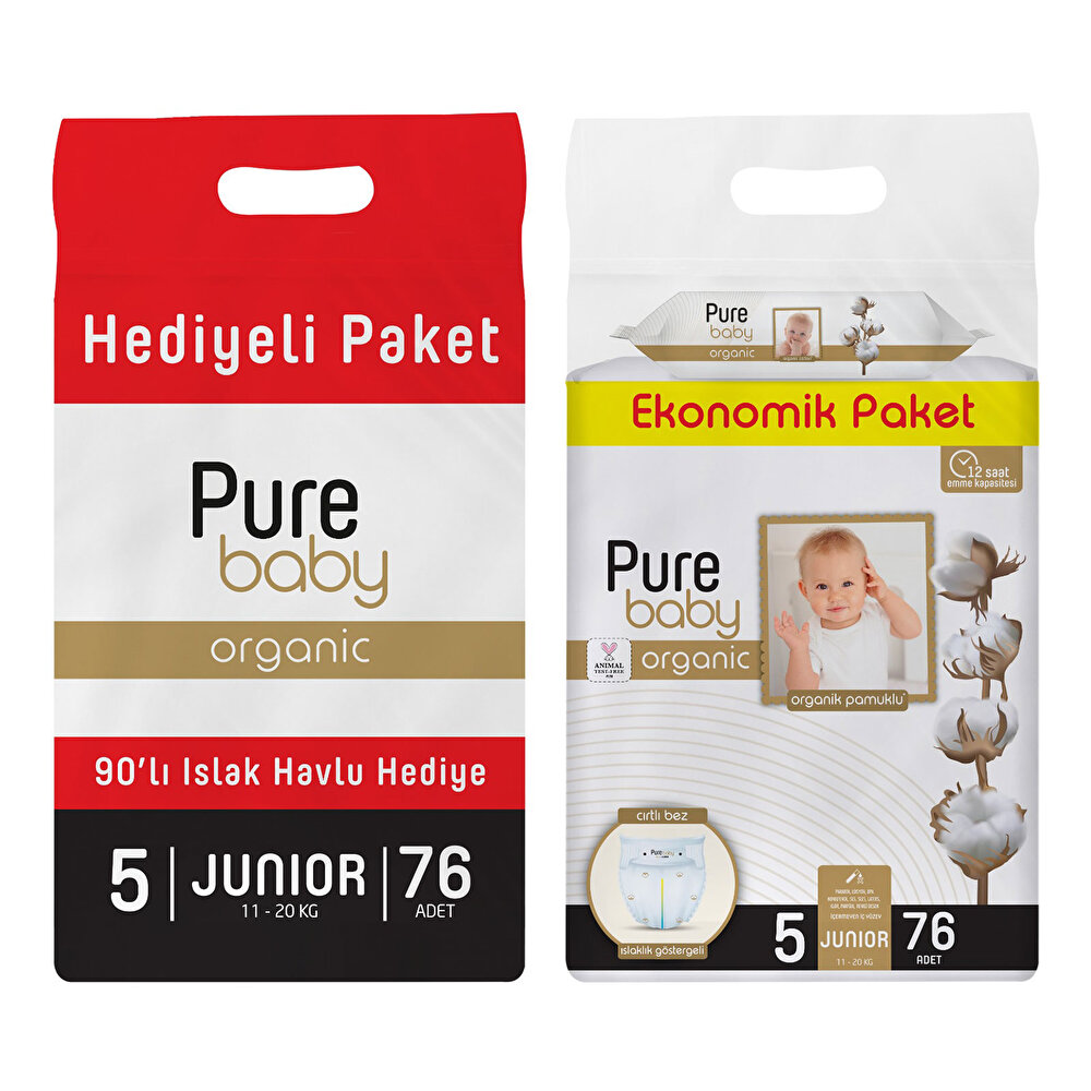 5 Beden 76 Adet Islak Mendil Hediyeli