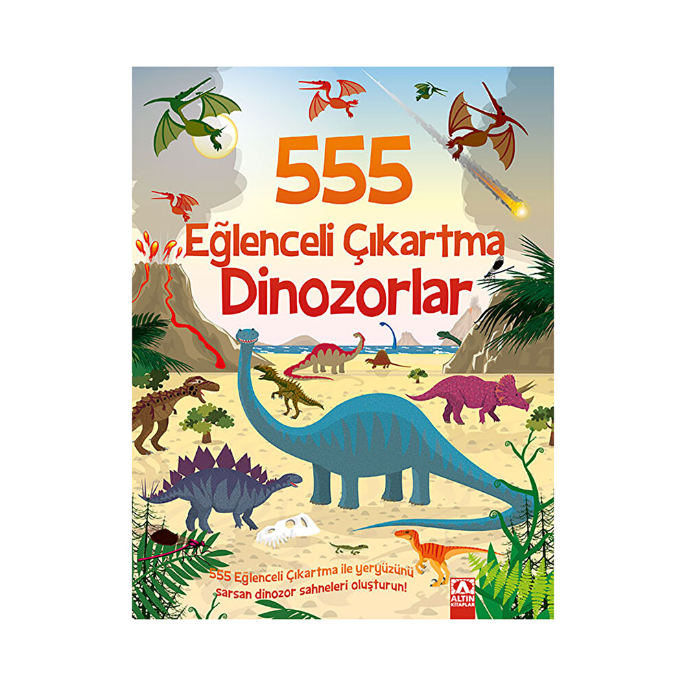 555 Eğlenceli Çıkartma - Dinozorlar