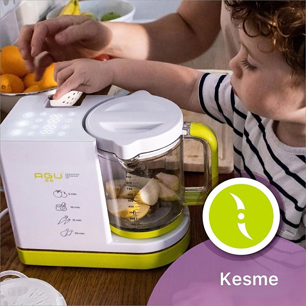 5'li 1 Arada Bebek Yemek Hazırlama Robotu - AGU Octopy