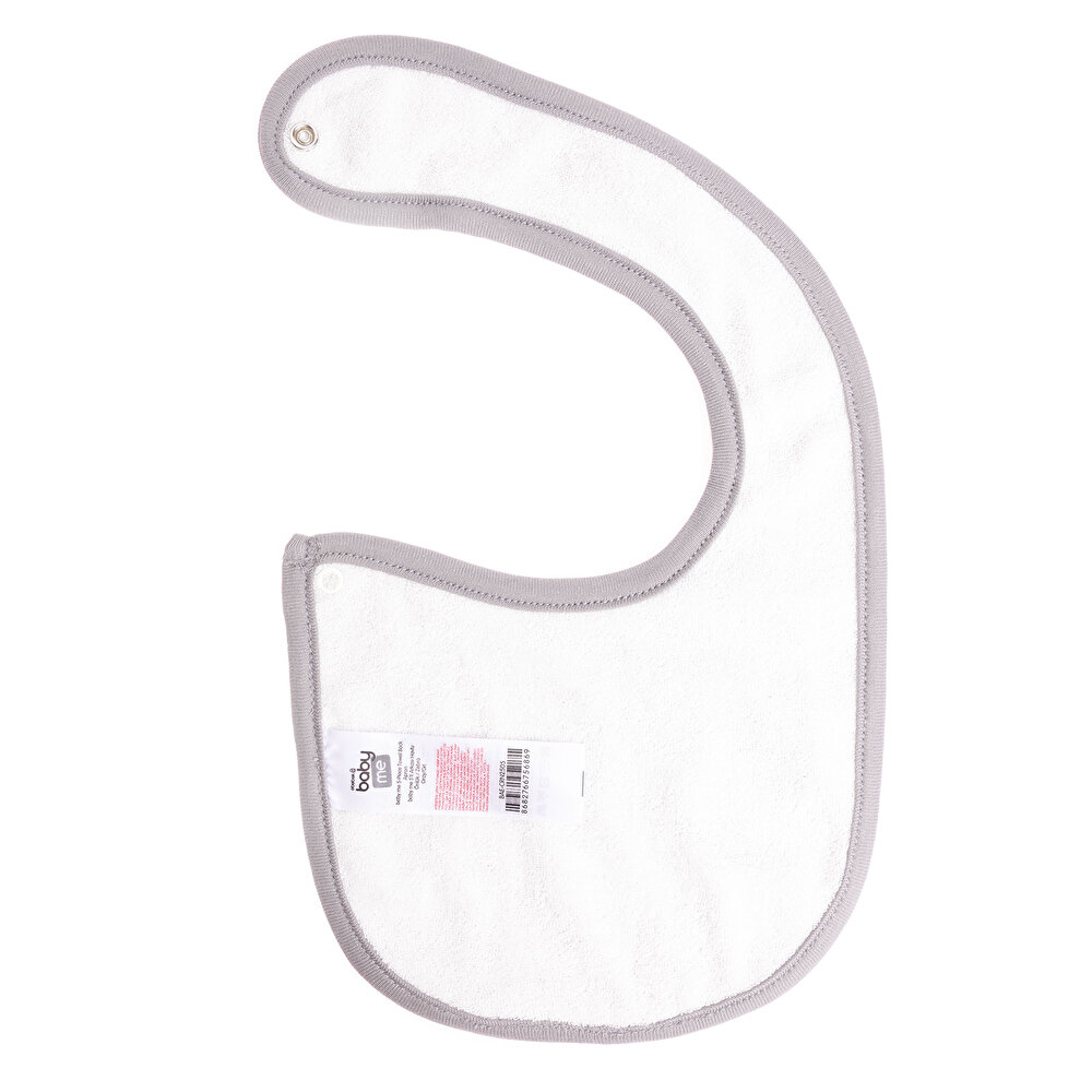 5'li Arkası Havlu Önlük / Zebra-Gri