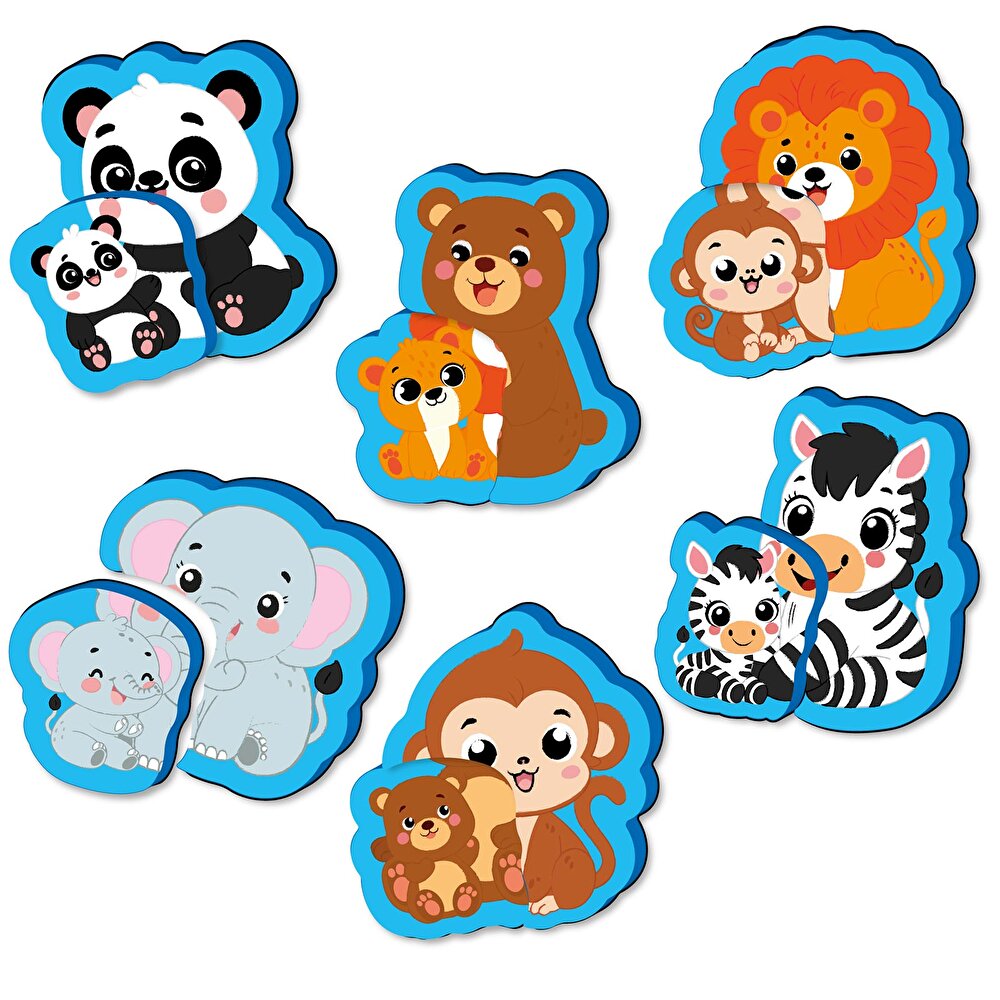 6-16 Ay İlk Pofidik Magnet Puzzle - Orman Hayvanları