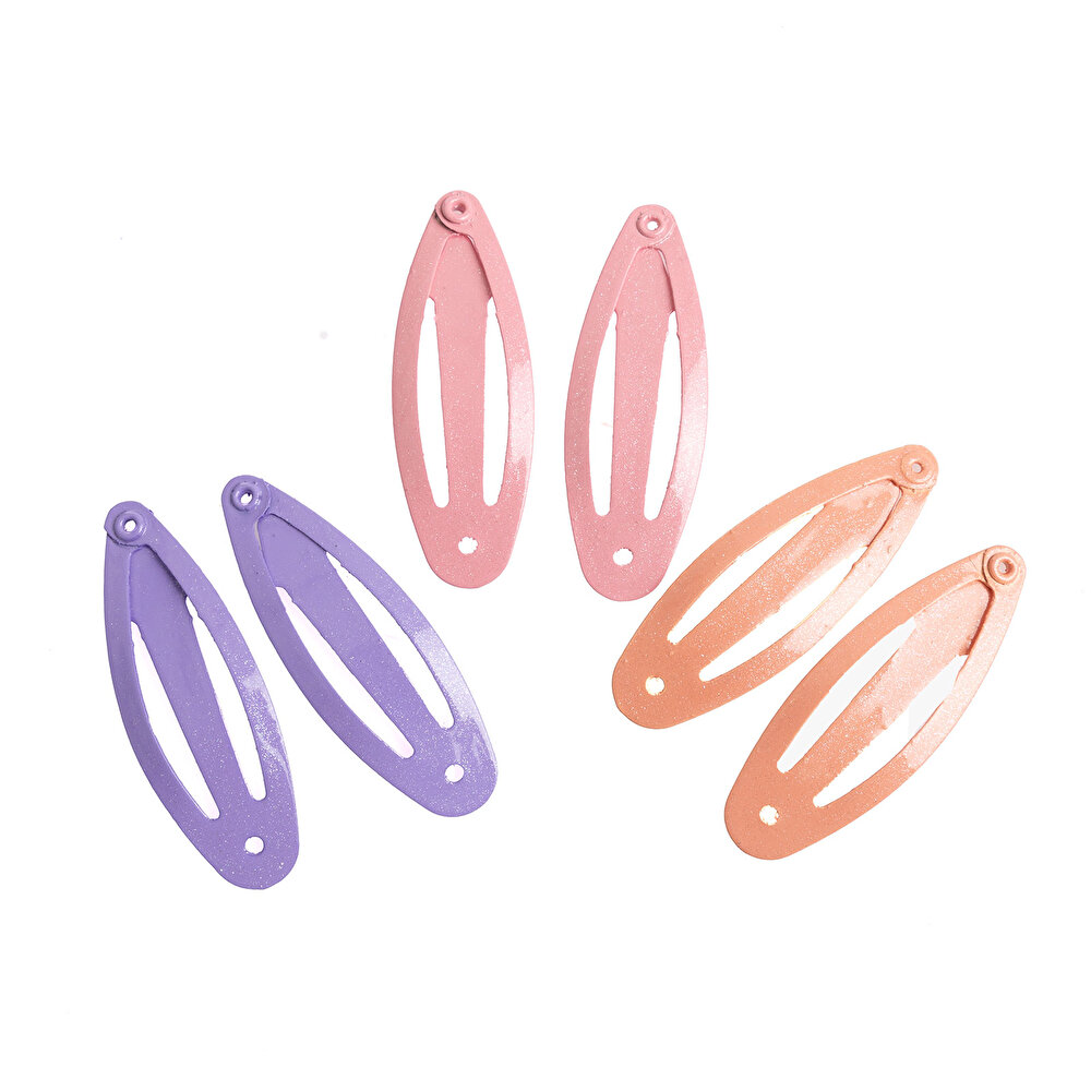 6lı Elips Çıt Çıt Kız Toka Kız Bebek