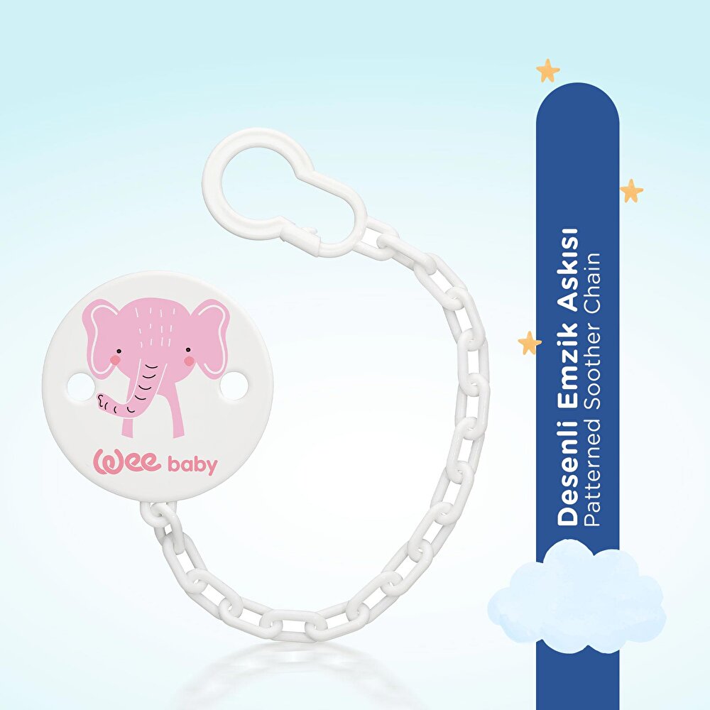 901 Wee Baby Zincirli Emzik Askısı - Kız