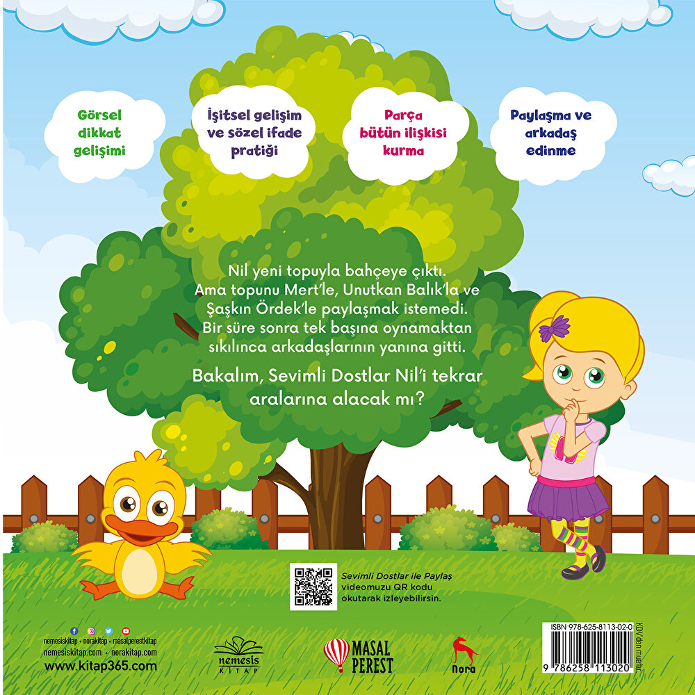 Sevimli Dostlar Birlikte Oynayalım mı? Bebek Kitabı